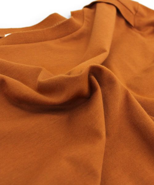 RNA-N（アールエヌエーエヌ）の「M0869 プレーティングボートネックTシャツ（Tシャツ/カットソー・レディース・ライトグレー/ブラック/ライトブラウン/スモークピンク・MEDIUM）」の17枚目の写真