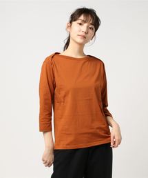 RNA-N | M0869 プレーティングボートネックTシャツ(Tシャツ/カットソー)