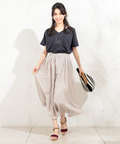 un dix cors（アンディコール）の「バンブーハンドルカゴBAG（かごバッグ・レディース・その他19/グレー・ﾌﾘ-）」の13枚目の写真