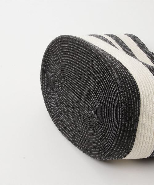 un dix cors（アンディコール）の「バンブーハンドルカゴBAG（かごバッグ・レディース・その他19/グレー・ﾌﾘ-）」の5枚目の写真