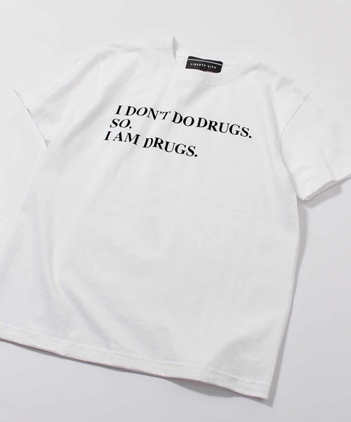 LIBERTY CITY（リバティシティ）の「【LIBERTY CITY/リバティーシティ】 [DRUGS] Tシャツ（Tシャツ/カットソー・メンズ・ホワイト/ブラック/グレー・LARGE/SMALL/MEDIUM）」の7枚目の写真