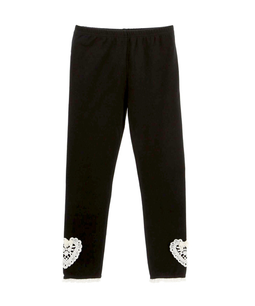 Catherine Cottage（キャサリンコテージ）の「レースモチーフレギンス（レギンス/スパッツ・キッズ・ピンク/ライラック/ブラック/ネイビー/グレー/サックスブルー・100/110/120/130/140/90）」の7枚目の写真