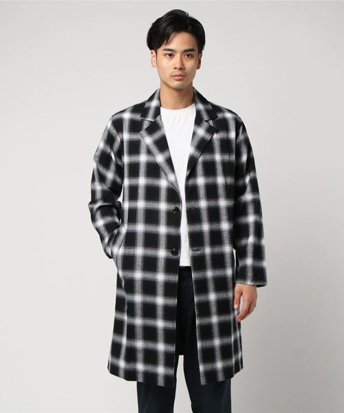 Luv maison（ラブメゾン）の「チェックチェスターシャツ（シャツ/ブラウス・メンズ・ブラック/ブルー/レッド・M/L/XL）」の2枚目の写真