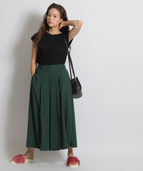 niko and...（ニコアンド）の「USAコットンフレンチ袖UVプルオーバー（Tシャツ/カットソー・レディース・ダークブラウン/レッド/マスタード/アイボリー/ベージュ/ブラック・MEDIUM/LARGE）」の19枚目の写真