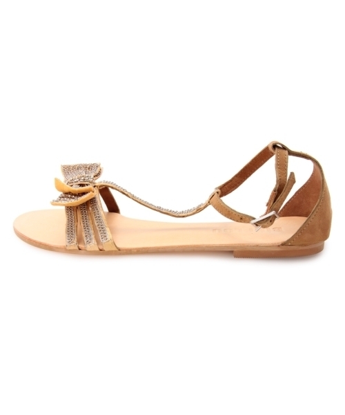 DRESSTERIOR（ドレステリア）の「◆BIBI LOU ボウサンダル（サンダル・レディース・ベージュ/ブラック・24.5/22.5/23.5/23cm/24）」の3枚目の写真