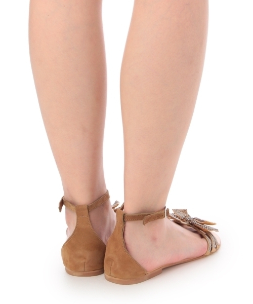 DRESSTERIOR（ドレステリア）の「◆BIBI LOU ボウサンダル（サンダル・レディース・ベージュ/ブラック・24.5/22.5/23.5/23cm/24）」の10枚目の写真