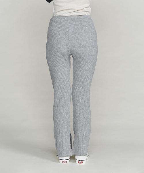 BEAUTY&YOUTH UNITED ARROWS（ビューティーアンドユースユナイテッドアローズ）の「BY コットンリブスリットパンツ о（その他パンツ・レディース・オフホワイト/グレー/ブラック・FREE）」の10枚目の写真