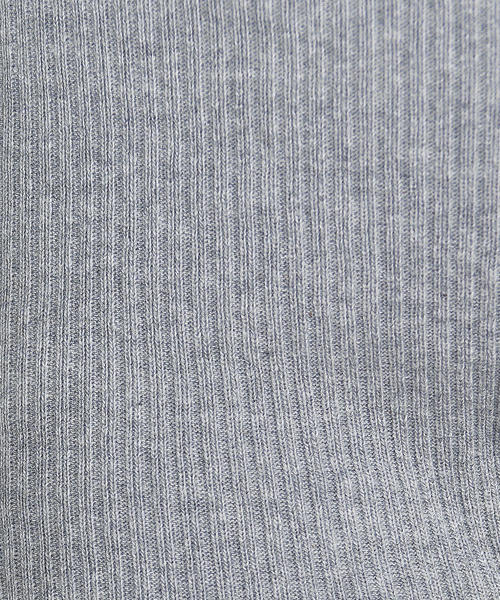 BEAUTY&YOUTH UNITED ARROWS（ビューティーアンドユースユナイテッドアローズ）の「BY コットンリブスリットパンツ о（その他パンツ・レディース・オフホワイト/グレー/ブラック・FREE）」の4枚目の写真