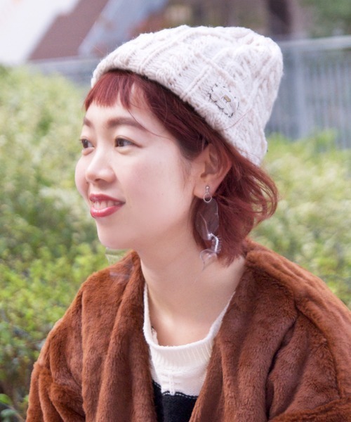 Ruben�i���[�x���j�́uNEW WOOL ���b�y���j�b�g�X�^���b�`�i�j�b�g�L���b�v/�r�[�j�[�j�v�b�A�C�{���[