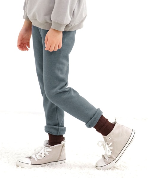 Bee des Bee（ビーデスビー）の「裏起毛 無地レギンスパンツ（レギンス/スパッツ・キッズ・カーキ/ラベンダー/ブルーグレー/グレー/ワイン/チャコール/ブラック/ネイビー/ライトピンク/ダークグリーン/アイボリー/マスタード/ミント/サンドベージュ/ライトブルー/パープル系その他/テラコッタ/ベビーピンク/ライトブラック/グレイッシュベージュ/ダークブラウン/ネイビー系/パープル系その他2/ブラウン/ベージュ/ライトグレー/セージグリーン/ピンク系その他/ピンク/グリーン系その他/チャコールアッシュ/ホワイト/パープル系その他4/パープル系その他3/ネイビー系1/ブルー/チャコールグレー/ピンク系その他2/イエロー/カーキブラウン/ピンク系その他3/グリーン/ベージュ系その他/ピンク系/モカ/グリーン系/ブルー系/杢グレー/アッシュグレー/ピンク系1/ブルー系1/ライトパープル・120cm/90cm/110cm/130cm/100cm/140cm/150cm）」の9枚目の写真