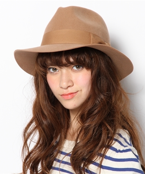 WEGO(ウィゴー)の「WEGO / ツバ広中折れハット(ハット・レディース・ブラック/グレー/キャメル・FREE)」の9枚目の写真