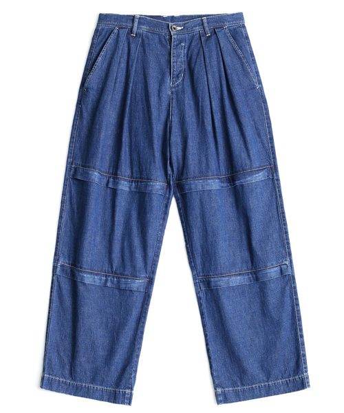 SHAREEF（シャリーフ）の「6.5OZ DENIM ZIP-SLIT PANTS CH