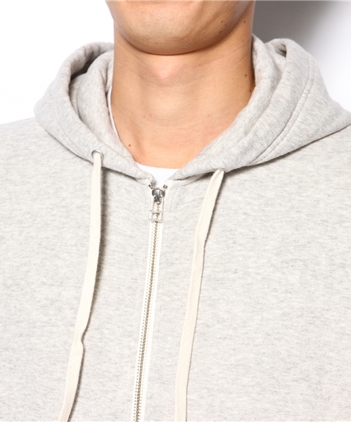 BEAMS（ビームス）の「□BEAMS / スタンダード ZIPパーカ（パーカー・メンズ・グレー/ネイビー・SMALL/MEDIUM/LARGE/X-LARGE）」の6枚目の写真