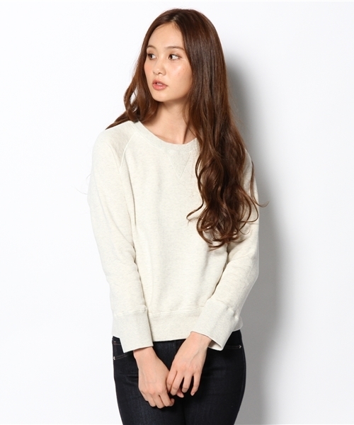 BEAUTY&YOUTH UNITED ARROWS(ビューティーアンドユースユナイテッドアローズ)の「BYSF ジャストサイズスウェットプルオーバー ◆(スウェット・レディース・オフホワイト/ライトグレー/ネイビー・フリー)」の12枚目の写真