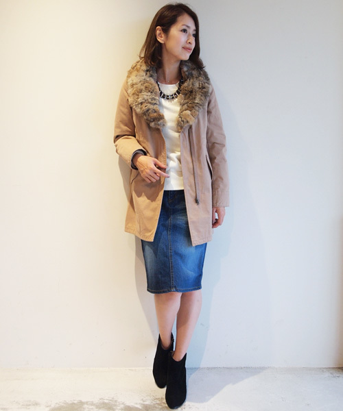 BEAUTY&YOUTH UNITED ARROWS(ビューティーアンドユースユナイテッドアローズ)の「BYSF ジャストサイズスウェットプルオーバー ◆(スウェット・レディース・オフホワイト/ライトグレー/ネイビー・フリー)」の13枚目の写真