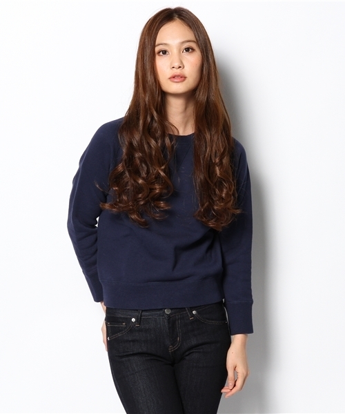 BEAUTY&YOUTH UNITED ARROWS(ビューティーアンドユースユナイテッドアローズ)の「BYSF ジャストサイズスウェットプルオーバー ◆(スウェット・レディース・オフホワイト/ライトグレー/ネイビー・フリー)」の3枚目の写真