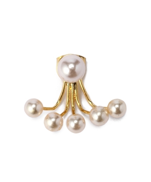 BEAUTY&YOUTH UNITED ARROWS（ビューティーアンドユースユナイテッドアローズ）の「BYTF プチパールモチーフ イヤーロブピアス ◆（ピアス（両耳用）・レディース・ゴールド・フリー）」の2枚目の写真