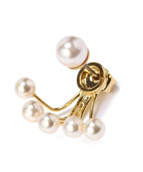 BEAUTY&YOUTH UNITED ARROWS（ビューティーアンドユースユナイテッドアローズ）の「BYTF プチパールモチーフ イヤーロブピアス ◆（ピアス（両耳用）・レディース・ゴールド・フリー）」の3枚目の写真