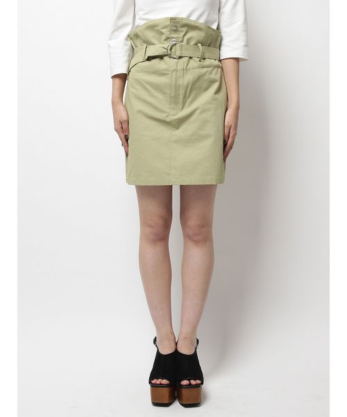 EMODA（エモダ）の「ハイマークミニスカート（スカート・レディース・ベージュ/ライム/ブラック・MEDIUM/SMALL）」の8枚目の写真