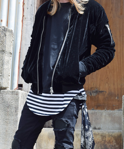 WESTBOY(ウエストボーイ)の「【WB ORIGINALS】Long length tank top(タンクトップ・メンズ・ホワイト/グレー/ブラック×ホワイト/Black・FREE)」の18枚目の写真
