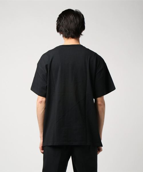 JEMORGAN(ジェーイーモーガン)の「JEMORGAN / 天竺ロゴワッペン半袖ポケT(Tシャツ/カットソー・メンズ・ホワイト/ブラック/ネイビー/グレー/レッド/マスタード・S/M/L/XL)」の7枚目の写真