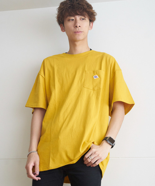 JEMORGAN(ジェーイーモーガン)の「JEMORGAN / 天竺ロゴワッペン半袖ポケT(Tシャツ/カットソー・メンズ・ホワイト/ブラック/ネイビー/グレー/レッド/マスタード・S/M/L/XL)」の5枚目の写真