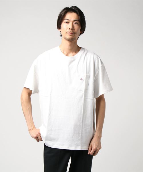 JEMORGAN(ジェーイーモーガン)の「JEMORGAN / 天竺ロゴワッペン半袖ポケT(Tシャツ/カットソー・メンズ・ホワイト/ブラック/ネイビー/グレー/レッド/マスタード・S/M/L/XL)」の15枚目の写真