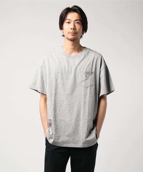 JEMORGAN(ジェーイーモーガン)の「JEMORGAN / 天竺ロゴワッペン半袖ポケT(Tシャツ/カットソー・メンズ・ホワイト/ブラック/ネイビー/グレー/レッド/マスタード・S/M/L/XL)」の21枚目の写真