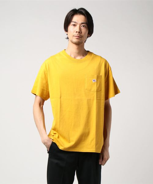 JEMORGAN(ジェーイーモーガン)の「JEMORGAN / 天竺ロゴワッペン半袖ポケT(Tシャツ/カットソー・メンズ・ホワイト/ブラック/ネイビー/グレー/レッド/マスタード・S/M/L/XL)」の13枚目の写真