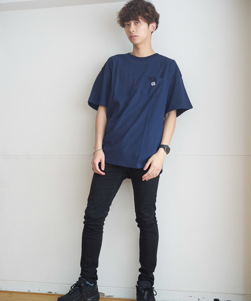 JEMORGAN(ジェーイーモーガン)の「JEMORGAN / 天竺ロゴワッペン半袖ポケT(Tシャツ/カットソー・メンズ・ホワイト/ブラック/ネイビー/グレー/レッド/マスタード・S/M/L/XL)」の20枚目の写真