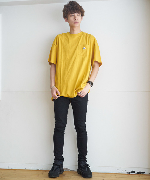 JEMORGAN(ジェーイーモーガン)の「JEMORGAN / 天竺ロゴワッペン半袖ポケT(Tシャツ/カットソー・メンズ・ホワイト/ブラック/ネイビー/グレー/レッド/マスタード・S/M/L/XL)」の11枚目の写真