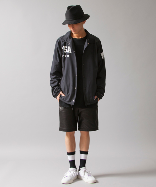 MONKEY TIME（モンキータイム）の「＜MT×Champion＞∴ COACH JKT/ブルゾン（ナイロンジャケット・メンズ・ネイビー/ブラック・X-LARGE/LARGE/MEDIUM）」の13枚目の写真