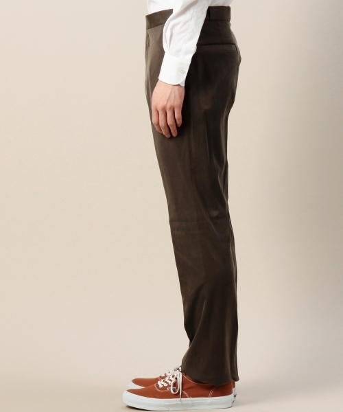 BEAUTY&YOUTH UNITED ARROWS（ビューティーアンドユースユナイテッドアローズ）の「BY Dress ローファー ノープリーツ パンツ ◆（スーツパンツ・メンズ・オリーブ・48/50/44/52/46）」の9枚目の写真