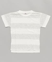 go slow caravan | UNDERWRAPS / アンダーラップス　太ピッチボーダードロップショルダーＴシャツ (M3)(Tシャツ/カットソー)