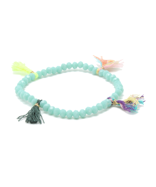 field/dream（フィールドドリーム）の「フリンジブレス（ブレスレット・レディース・ピンク系/イエロー系/ブルー系/ネイビー系・F）」の3枚目の写真