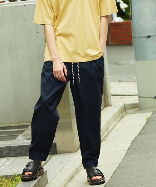 MAISON SPECIAL（メゾンスペシャル）の「テックデニムスソリブパンツ【MAISON SPECIAL/メゾンスペシャル】（デニムパンツ・メンズ・ブラック/ネイビー・44/46/48）」の22枚目の写真