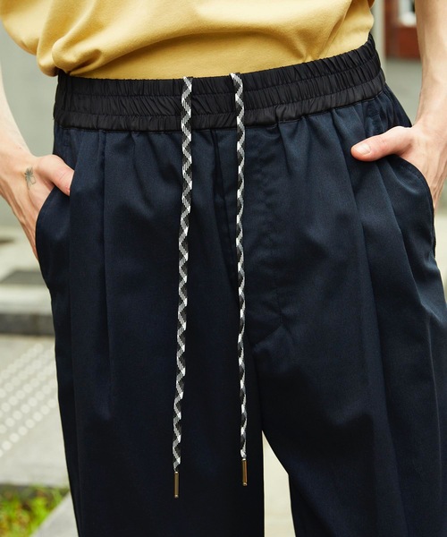 MAISON SPECIAL（メゾンスペシャル）の「テックデニムスソリブパンツ【MAISON SPECIAL/メゾンスペシャル】（デニムパンツ・メンズ・ブラック/ネイビー・44/46/48）」の19枚目の写真