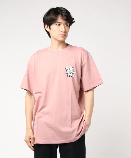 Carhartt WIP（カーハートダブリューアイピー）の「S/S POST T-SHIRT（Tシャツ/カットソー・メンズ・ブラック/ピンク系その他/ブルー系その他3/ライトイエロー・MEDIUM/LARGE/X-LARGE/SMALL）」の4枚目の写真