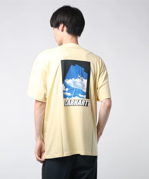 Carhartt WIP（カーハートダブリューアイピー）の「S/S POST T-SHIRT（Tシャツ/カットソー・メンズ・ブラック/ピンク系その他/ブルー系その他3/ライトイエロー・MEDIUM/LARGE/X-LARGE/SMALL）」の9枚目の写真