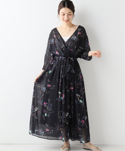 安い購入返品ok Slobe Iena Fi M フライフラワーロングワンピース 超特価人気sale開催