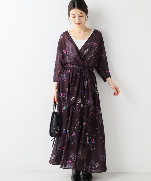 安い購入返品ok Slobe Iena Fi M フライフラワーロングワンピース 超特価人気sale開催