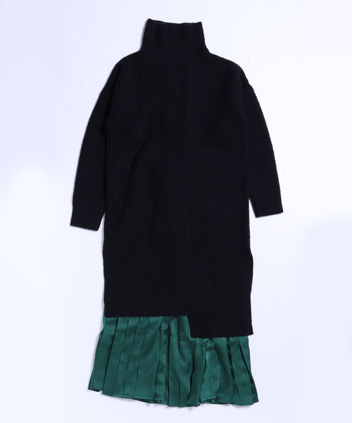 クーポン対象外 プリーツスカート付柄編みニットワンピース ワンピース Re Verofonna ヴェロフォンナ のワンピース プリーツスカート付柄編みニットワンピース をセール価格で購入できます Re Verofonna Re Verofonna ヴェロフォンナ の