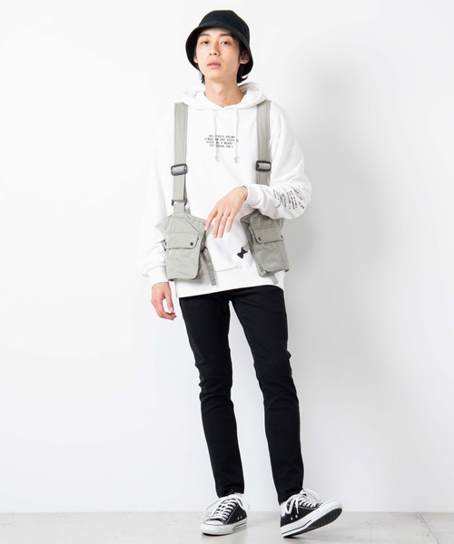 WEGO（ウィゴー）の「WEGO/ストレッチツイルスキニーパンツ（チノパンツ・メンズ・ブラック・SMALL/MEDIUM/LARGE/X-LARGE）」の7枚目の写真