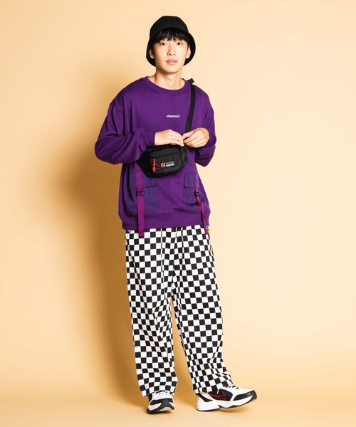 WEGO（ウィゴー）の「∴WEGO/newhattan別注ファーコンビボディバッグ（ボディバッグ/ウエストポーチ・メンズ・ブラック/マルチ・FREE）」の7枚目の写真