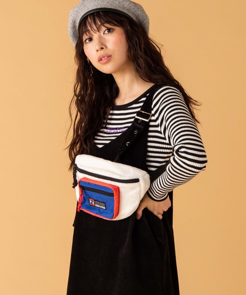 WEGO（ウィゴー）の「∴WEGO/newhattan別注ファーコンビボディバッグ（ボディバッグ/ウエストポーチ・メンズ・ブラック/マルチ・FREE）」の13枚目の写真