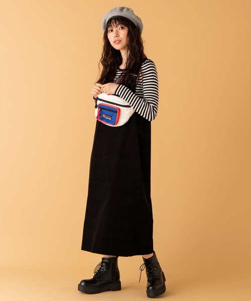 WEGO（ウィゴー）の「∴WEGO/newhattan別注ファーコンビボディバッグ（ボディバッグ/ウエストポーチ・メンズ・ブラック/マルチ・FREE）」の5枚目の写真