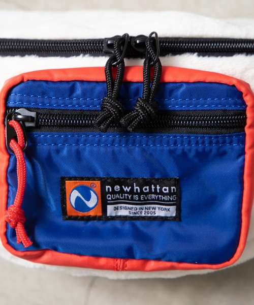 WEGO（ウィゴー）の「∴WEGO/newhattan別注ファーコンビボディバッグ（ボディバッグ/ウエストポーチ・メンズ・ブラック/マルチ・FREE）」の8枚目の写真