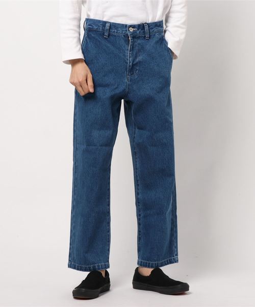 JUNRED(ジュンレッド)の「ノータックデニムワイドストレートパンツ(デニムパンツ・メンズ・ブラック/サックスブルー/ブルー・M/L/S)」の7枚目の写真