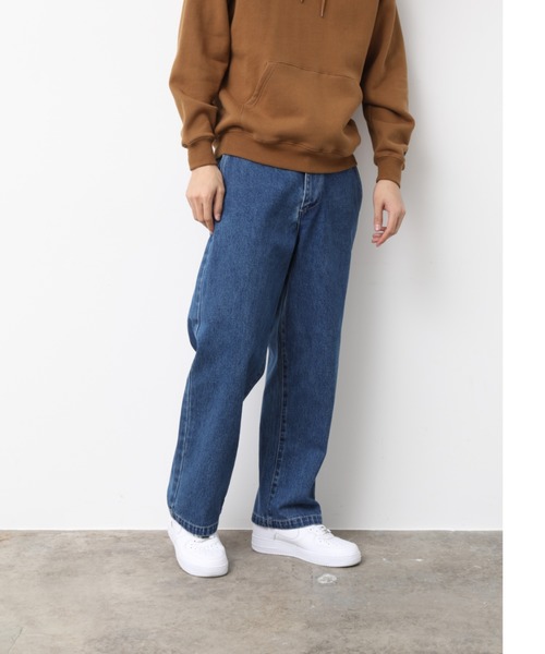 JUNRED(ジュンレッド)の「ノータックデニムワイドストレートパンツ(デニムパンツ・メンズ・ブラック/サックスブルー/ブルー・M/L/S)」の11枚目の写真