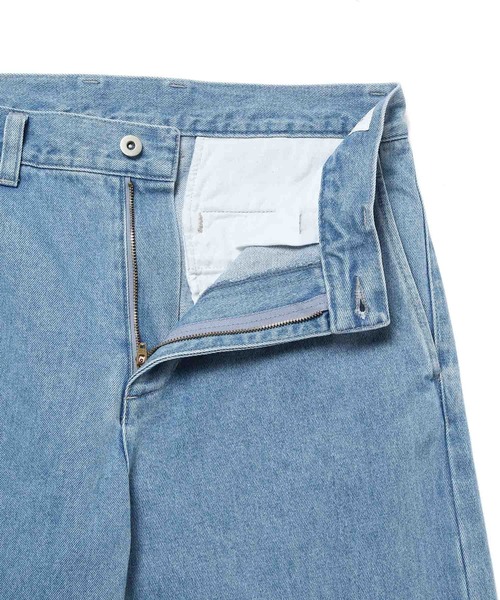 JUNRED(ジュンレッド)の「ノータックデニムワイドストレートパンツ(デニムパンツ・メンズ・ブラック/サックスブルー/ブルー・M/L/S)」の16枚目の写真